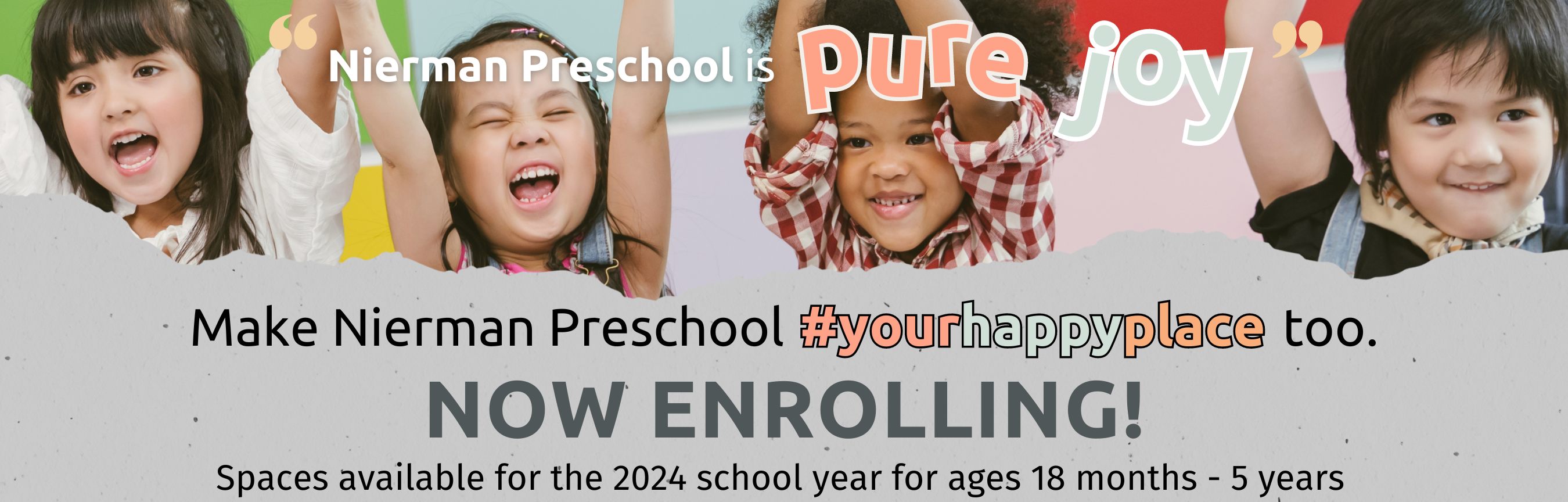 Preschool Enrollment is Now Open!