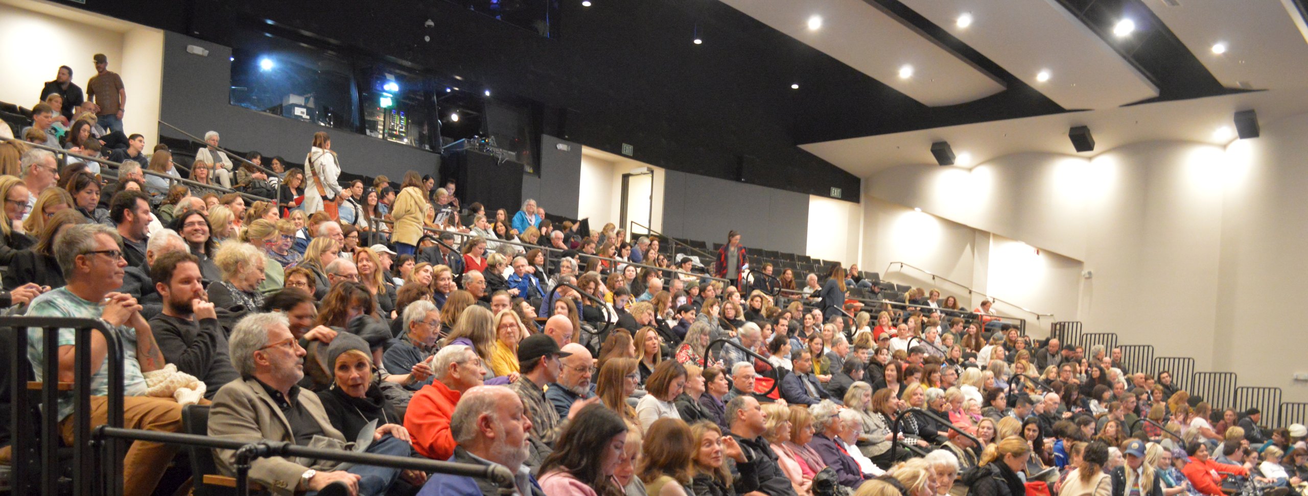 Sample party in the Garfield Theatre